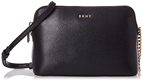 DKNY Women's R83e3655 Crossbody, Black Gold, One Size