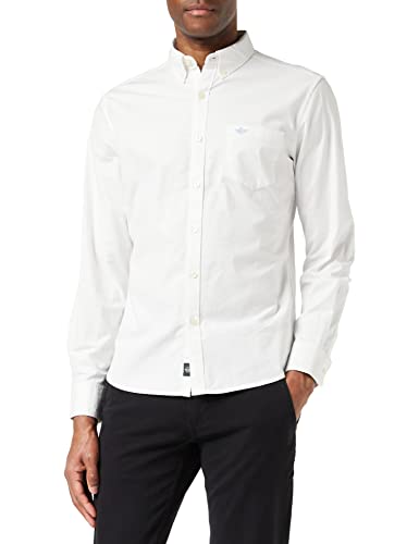 Dockers STRETCH OXFORD SHIRT, Camisa para Hombre, Blanco (Papel blanco), M