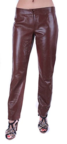 Dolce & Gabbana Femme Pantalone Cuero (Marron (79), 36)