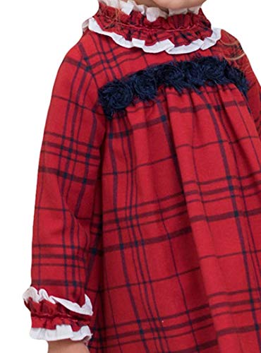 DOLCE PETIT - Vestido NIÑA Niñas Color: Rojo Talla: 10