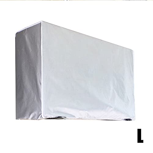 Domeilleur Funda para Aire Acondicionado, Cubierta de Aire Acondicionado Exterior Impermeable, Prueba de Viento, Prueba de Lluvia Anti-Polvo Protector Solar Cubierta de Aire Acondicionado Protectores