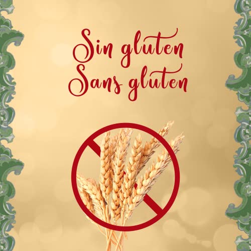 Doña Jimena - Turrón de Cacahuete Elaborado com Cacahuete y Miel, Textura Crujiente, Típico Dulce Navideño Pre-cortado para Fácil Consumo, Turrón Tradicional Sin Gluten, Almendra, 150 Gramos