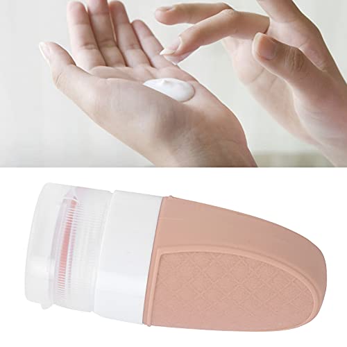 DONN Botellas de Viaje, 37 ml Tubos de tamaño de Viaje Ligeros para champú para cosméticos para loción(de Color Crema)