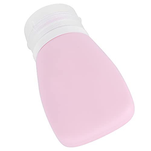 DONN Envases Cosméticos, Botella De Spray De Viaje A Prueba De Fugas De 3 Capas De Amplia Apertura para Jabón para Transporte(Rosado)