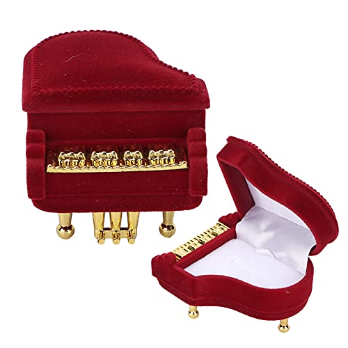 DONN Estuche para Almacenamiento de Joyas, joyero con Flocado en el Interior Simple y Retro para Madre, Esposa o Amiga para el día de San Valentín, día de la Madre, Navidad