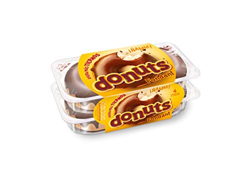 Donuts Fondant de 4 unidades envasados, 228gr (57gr cada Donuts)