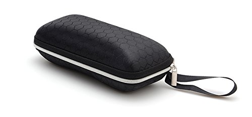 Dosige Estuche de Gafas con Cremallera y Concha Dura EVA para Gafas de Sol, Gafas de Lectura (Negro)