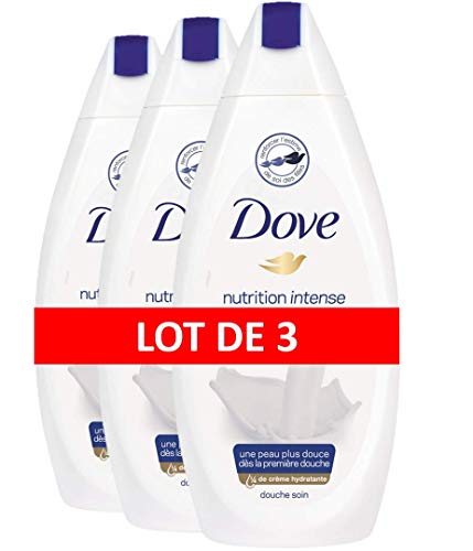 Dove Gel de Ducha nutrición intensa 400ml - Lote de 3