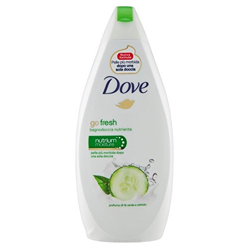 Dove Go Fresh - Gel de ducha nutritivo con aroma de té verde y pepino (500 ml)