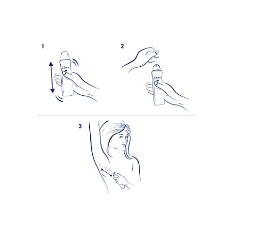 Dove Invisible Dry Desodorante Antitranspirante Aerosol Antimanchas en 100 colores 0% Alcohol