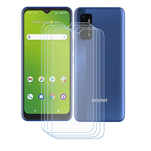 DQG Protector Pantalla para AT&T Calypso, 4 Piezas Alta Definicion Vidrio Templado Premium Protector de Pantalla Dureza 9H Cristal Protectora Film para (5.50")
