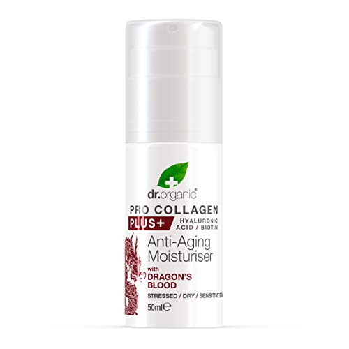Dr. Organic | Crema antienvejecimiento Pro Colágeno Plus+ con Sangre de Dragón | 50 ml
