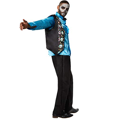 dressforfun 900420 - Disfraz de Hombre Caballero Espeluznante, Disfraz Espeluznante/galante (L | No. 302027)