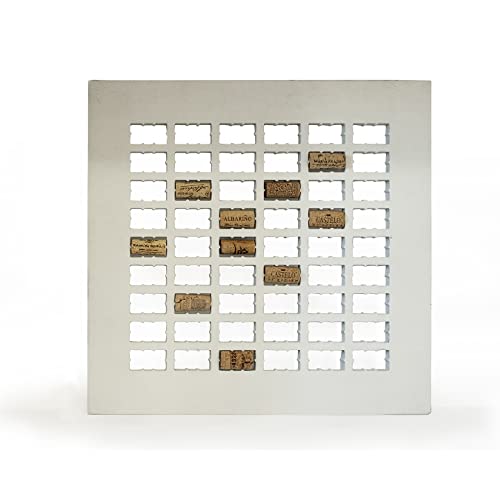 DROPPO Marco de Madera colector/Expositor/Almacenamiento corchos de Vino para Colgar en la Pared o apoyar en estantería. Regalo Original para Hombre o Mujer Amantes del Vino