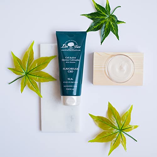 Dr.Tree. Gel Flavorelax con Aceite de Semillas de Cannabis Sativa con CBD. Calma Dolores Musculares y Articulaciones. Alivio de Espalda, Hombros, y Piernas. Ayuda a Aliviar las Agujetas. 200ml