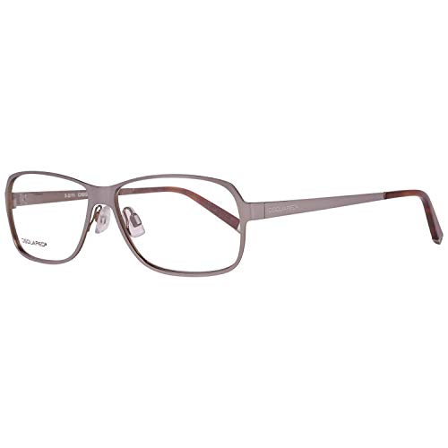 DSquared Dsquared2 Brillengestelle Dq5057 015 56 Monturas de Gafas, Gris (Gunmetal), 55 para Hombre