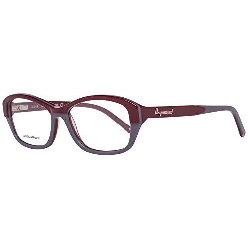 DSquared Dsquared2 Brillengestelle Dq5117 071 54 Monturas de Gafas, Multicolor (Mehrfarbig), 50 para Mujer