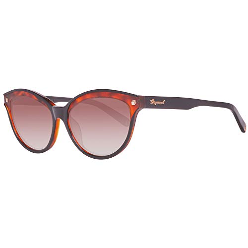 DSquared Dsquared2 Sonnenbrille Dq0209 05F 58 Gafas de Sol, Negro (Schwarz), 52 para Mujer