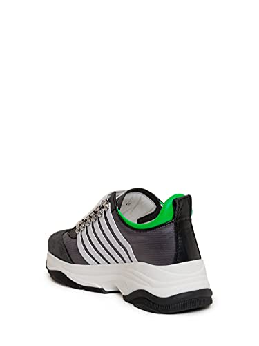DSQUARED2 Bumpy 251 M118 - Zapatillas para hombre Gris Size: 41 EU Larga