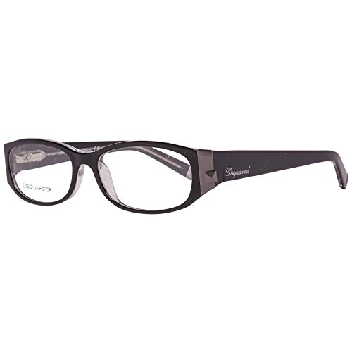 DSQUARED2 DQ5053-001-53 Gafas, Negro, 53 Unisex Adulto
