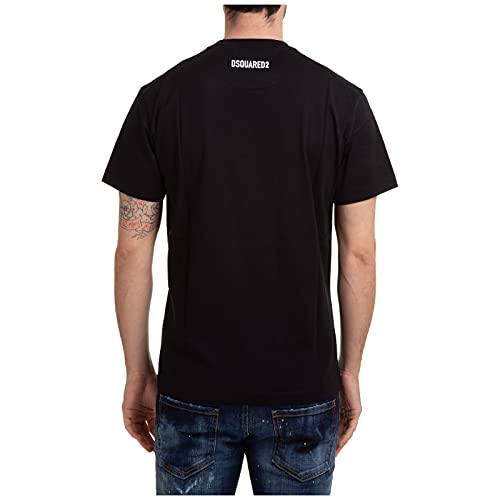 Dsquared2 Dsq2 Big Leaf T-shirt BLACK XL