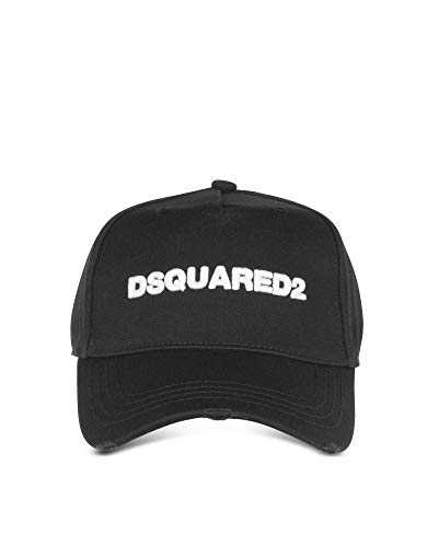 DSQUARED2 Hombre Bcm002805c00001m063 Negro Algodon Sombrero
