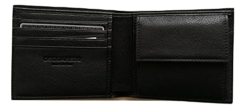 DSQUARED2 hombre Icon monedero nero