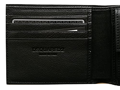 DSQUARED2 hombre Icon monedero nero