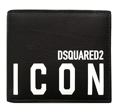 DSQUARED2 hombre Icon monedero nero