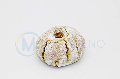 Dulces de almendra sicilianos Pistacho y Grano de Pistacho (520g) (Pasteles) en una elegante confeccion de regalo - Nonna Sicula - Malaseno