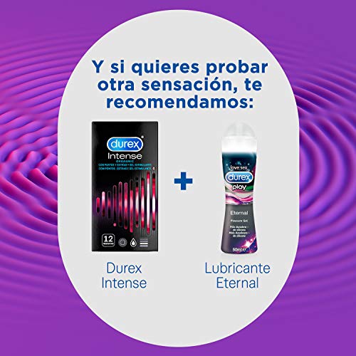 Durex Preservativos Intense Orgasmic con Puntos y Estrías - 12 Condones