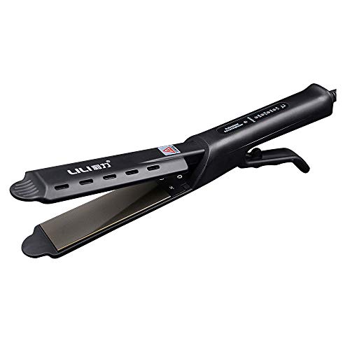DXIA Plancha de Pelo, Plancha De Pelo Profesional, Cerámica 5cm de Ancho, 4 configuraciones de temperatura diferentes (170 °C-230 °C), 15s velocidad calor, Para Todo Tipo De Cabello