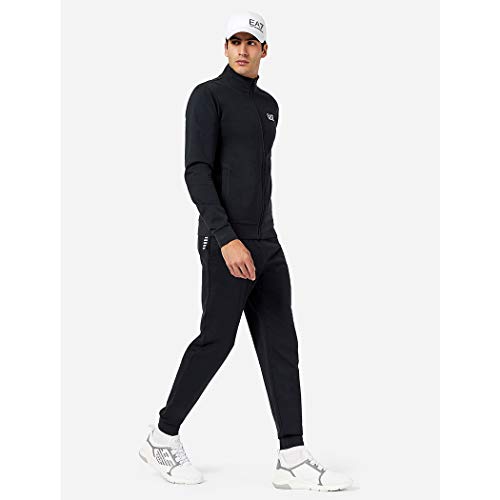 EA7 de los Hombres Chándal con Logo, Azul, XL