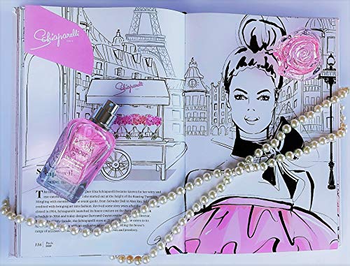 Eau de Parfum Mujer ROSE AMOUR de Aroma Essence 35ml, Precioso Perfume Exótico de Día y Noche, Fragancia de Amor y Pasión con Notas de Aceite de Rosa Damascena, Mango Verde, Flor de Loto y Peonía