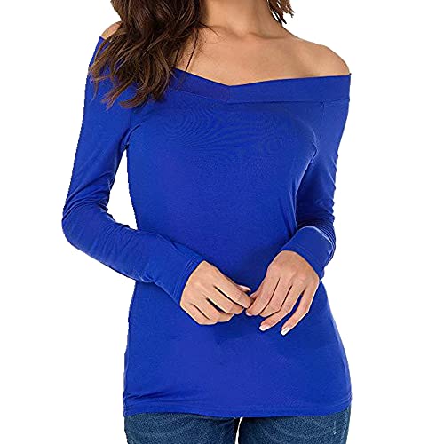 Ebay Explosión Deseo Reparación de Hombros para Mujer Camiseta de Manga Larga