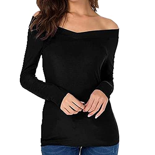 Ebay Explosión Deseo Reparación de Hombros para Mujer Camiseta de Manga Larga