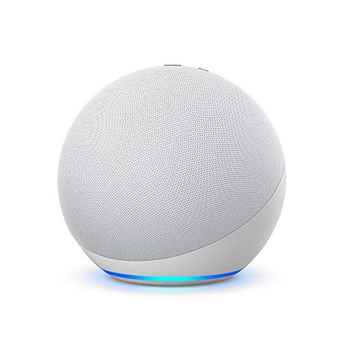 Echo (4.ª generación) | Sonido de alta calidad, controlador de Hogar digital integrado y Alexa | Blanco