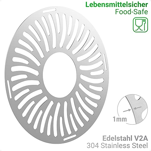 ecooe Rejilla para horno Omnia, bandeja de horno de acero inoxidable, rejilla de acero inoxidable para Omnia Sweden, apta para lavavajillas , 1 pieza