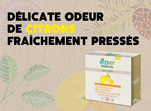 Ecover - Caja de 70 pastillas para el lavavajillas, XL, 1,4 kg