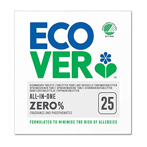 Ecover Zero - Pastillas para lavavajillas (25 unidades)