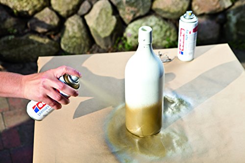 edding 5200 spray permanente - blanco tráfico brillante - 200 ml - pintura acrílica para decorar vidrio, metal, madera, cerámica, plástico, lienzo - aerosol, spray acrílico, spray de pintura