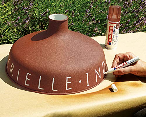 edding 5200 spray permanente - efecto óxido mate - 200 ml - pintura acrílica para pintar y decorar vidrio, metal, madera, cerámica, plástico, lienzo - aerosol, spray acrílico, spray de pintura