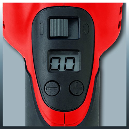 Einhell CC-PO 1100/2E Pulidora lijadora para automóvil, 1100 W, 1000-3500 RPM, Color Rojo/Negro