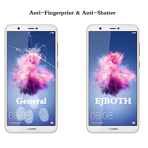EJBOTH 2X Huawei P Smart Protectores de Pantalla, Vidrio Templado película Protectora Cristal Transparente Invisible Escudo Protector 9H definición