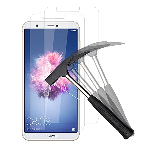 EJBOTH 2X Huawei P Smart Protectores de Pantalla, Vidrio Templado película Protectora Cristal Transparente Invisible Escudo Protector 9H definición