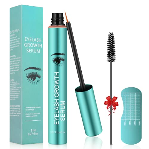 EKUPUZ.BEAUTY Sérum crece pestañas 8ml - Serum Pestañas Alargador de Pestañas con Ingredientes Naturales, Tratamiento Fortalecedor de Crecimiento Pestañas Largas