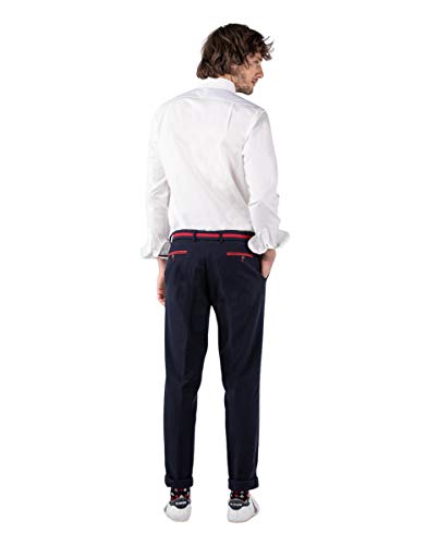 El Ganso 1050ATEMP200002 Camisa Pin Point Classic Flag Blanca, XXL para Hombre