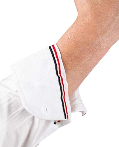 El Ganso 1050ATEMP200002 Camisa Pin Point Classic Flag Blanca, XXL para Hombre