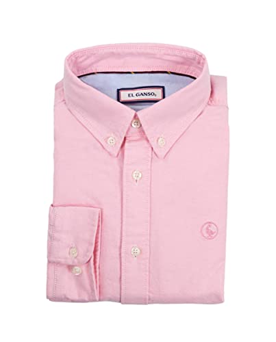 El Ganso Camisa Oxford Liso Rosa