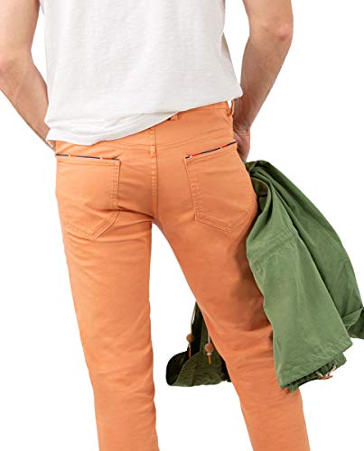 El Ganso Pantalón 5 Bolsillos Naranja